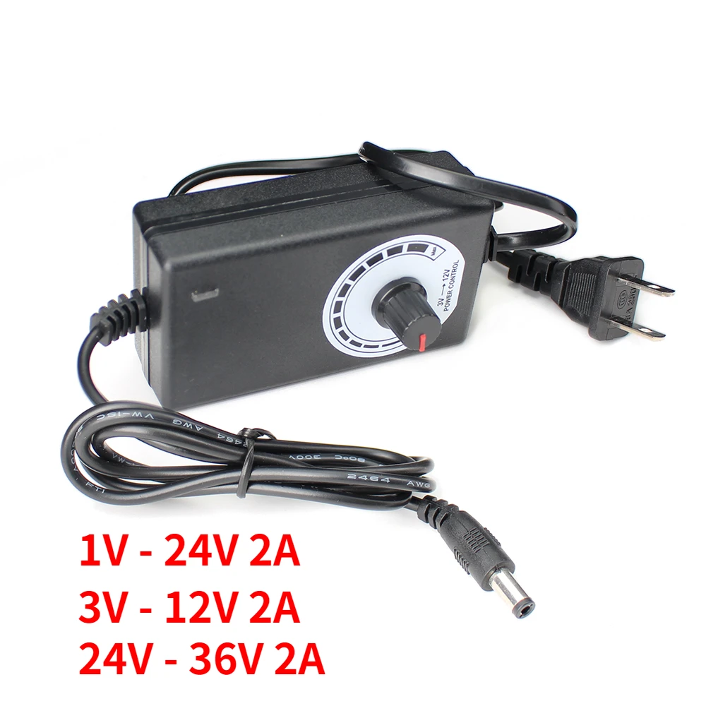 Ac Dc 3V 5V 9V 12V 24V Alimentatore Regolabile 1A 2A Trasformatori Da 220V A 9 12 24 36 V Volt Alimentatore Regolabile 5V 12V Smps