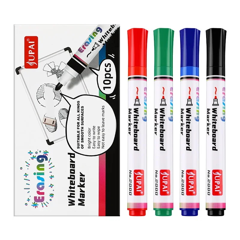 4Pcs/Set Erasable Magnetic Whiteboard Marker Pen Blackboard Marker Chalk Glass Ceramics Office School Art Marker Stationery 5