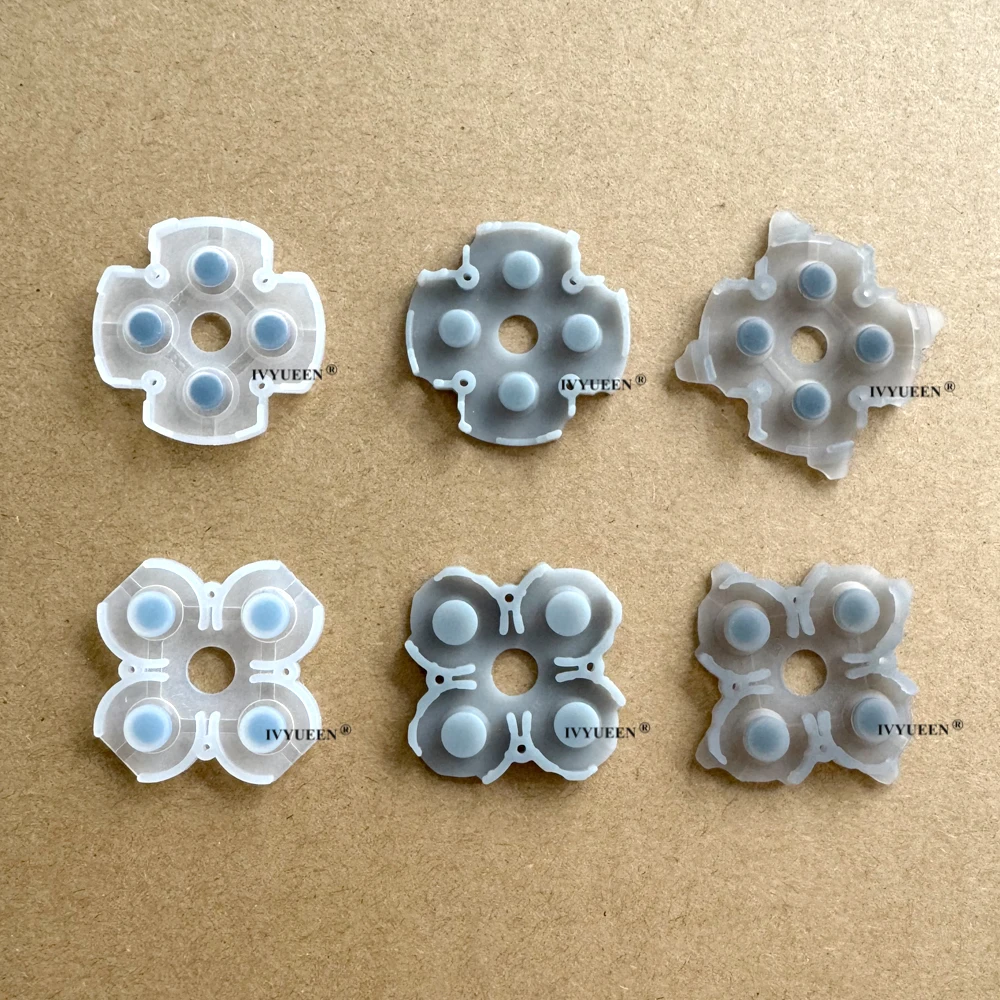 100 PCS Conductive Rubber Adhesive Pads for PlayStation Controllers