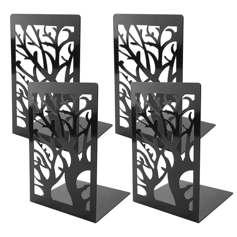 금속 책 끝, 책 선반 척추, 책 선반 책 선반, 장식 책 끝, 미끄럼 방지 책 끝, 2 쌍