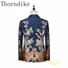 Thorndike Latest Coat Design Men Suits Tailor-Made Tuxedo 3 Pieces Blazer Wedding Party Groom Costume Homme 3