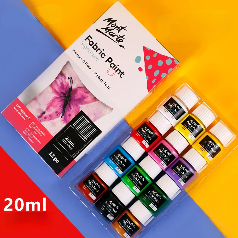 20ml Textile Ceramic Acrylic Paint Children's DIY Translucent Hand