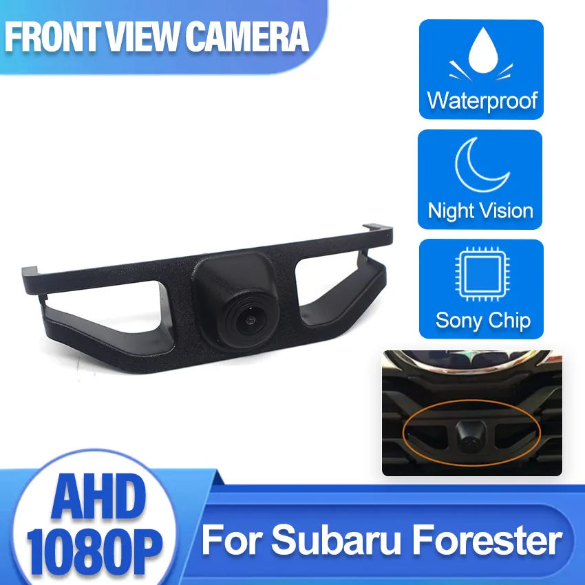 

Car Front View Camera Fisheye High Quality Waterproof Night Vision CCD For Subaru Forester 2016 Installed Under The Car Logo