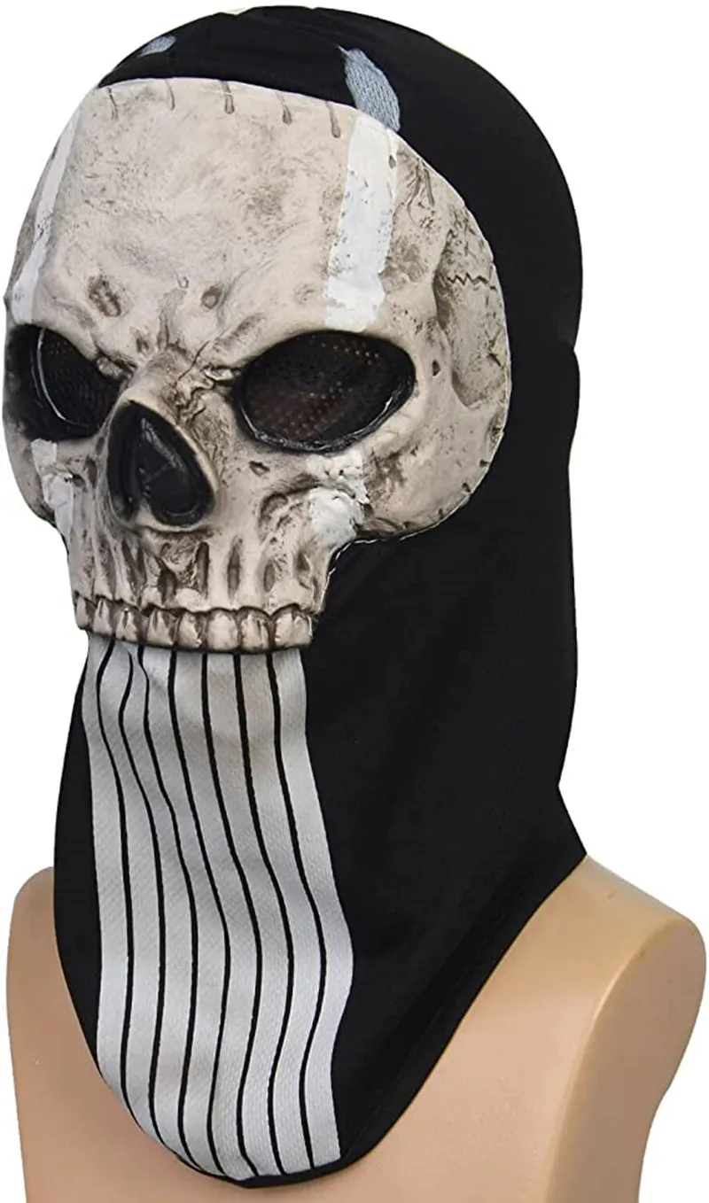 Call Of Duty Ghost Mask Skull Full Face Mask Costume Mask Per Lo Sport Halloween Cosplay