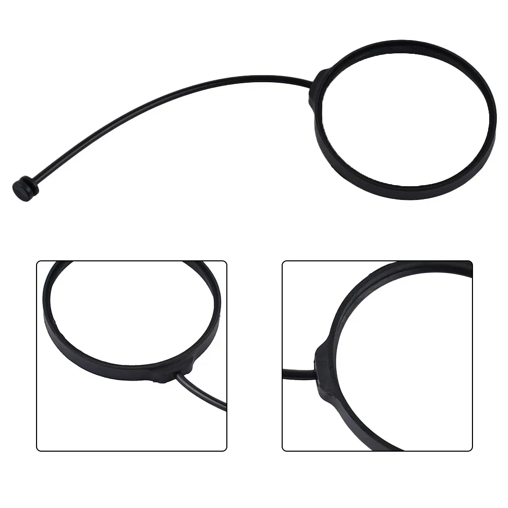 1pcs Car Gas Tank Cap Band Fuel Gas Filler Tank Band Cord Tether Rings Connection Cable For BMW 1 3 5 Series fuel cap cord strap