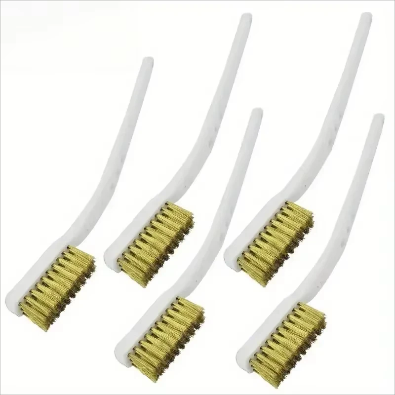 1/3/5pcs Mini Brass Wire Brush Set for Paint & Rust