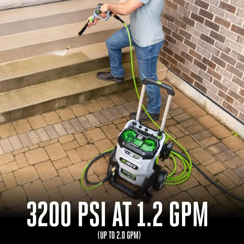HPW3204-2 3200 PSI 56-Volt Lithium-ion Cordless Pressure Washer with (2) 6.0Ah Batteries and 320W Charger Included