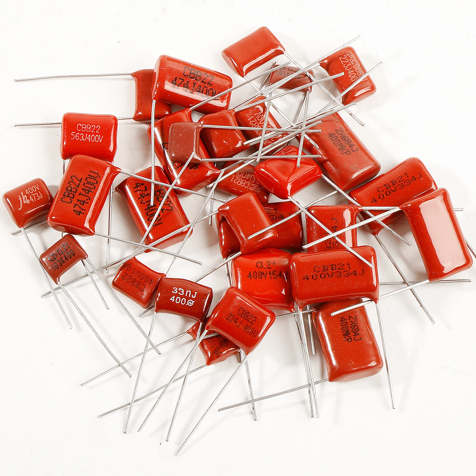 CBB Capacitor Assortment Kit 120pcs Metallized Polypropylene Film Capacitors
