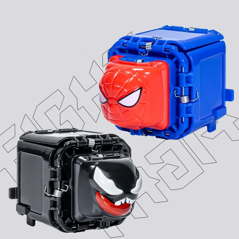 Incrível criança rock papel tesoura batalha aranha fidget cubo para pai interativo criança jogar mão dedo adivinhação jogo brinquedo presente