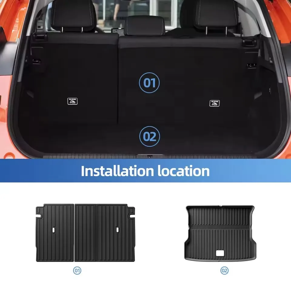 Xpeng G6 Rear Seat Backrest Protector & Cargo Pad view 2