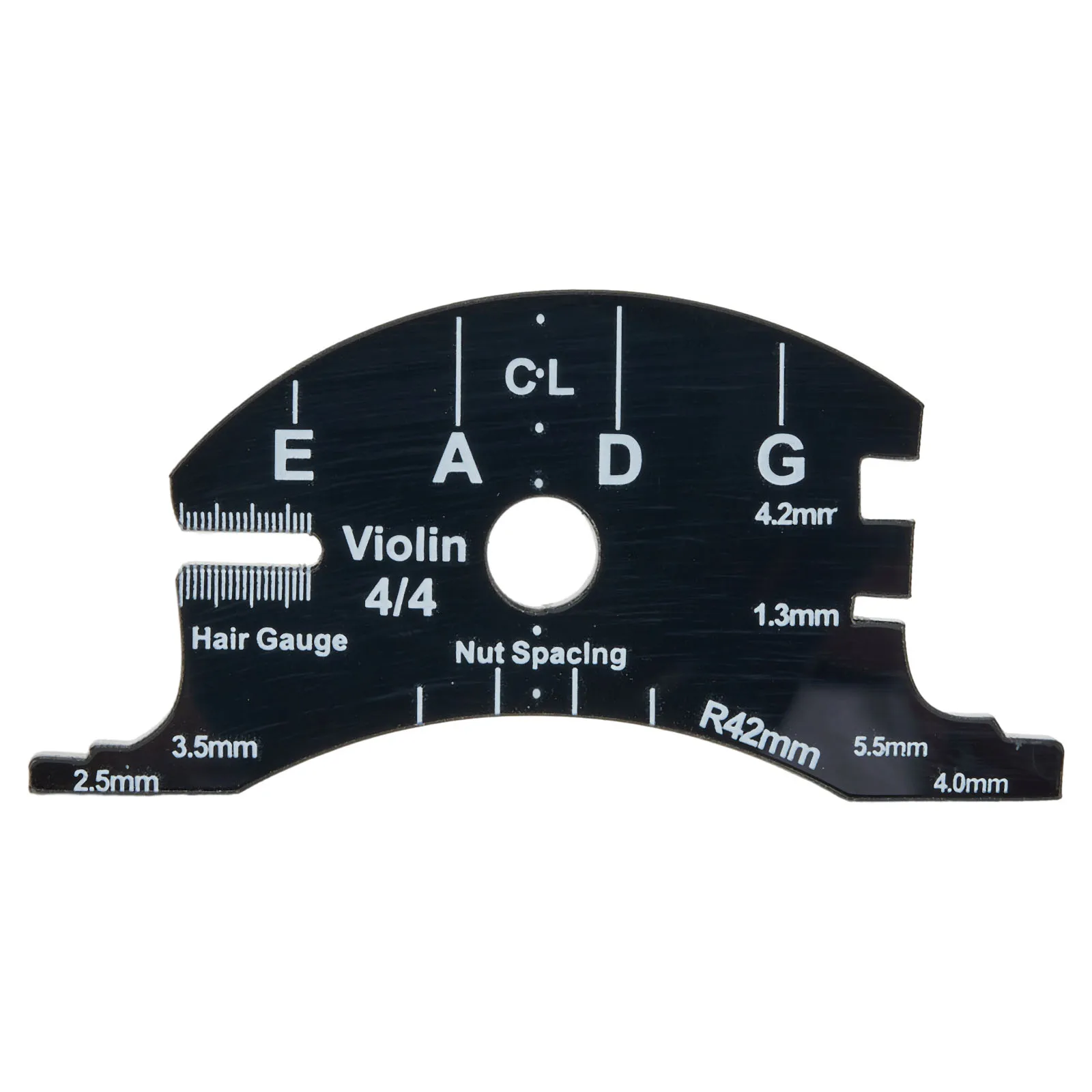 

Perfect for Repairs Full Size Violin and Cello Bridge Mold Template Multi functional and Effective for Improved Sound