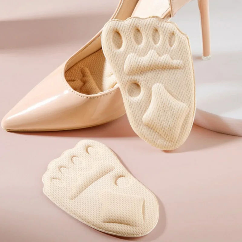 Foot Protection Forefoot Pad High Heels Sandals Shock Absorption Forefoot Cushion Foam Half Shoe Insoles Light Shoes Inserts