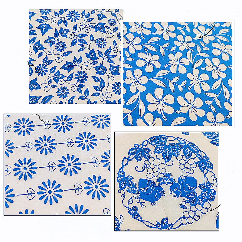 1PC New Pottery Transfer Paper Underglaze Flower Paper DIY Ceramic Coloring Jingdezhen Blue and White Porcelain Plain Decal ceramic transfer paper