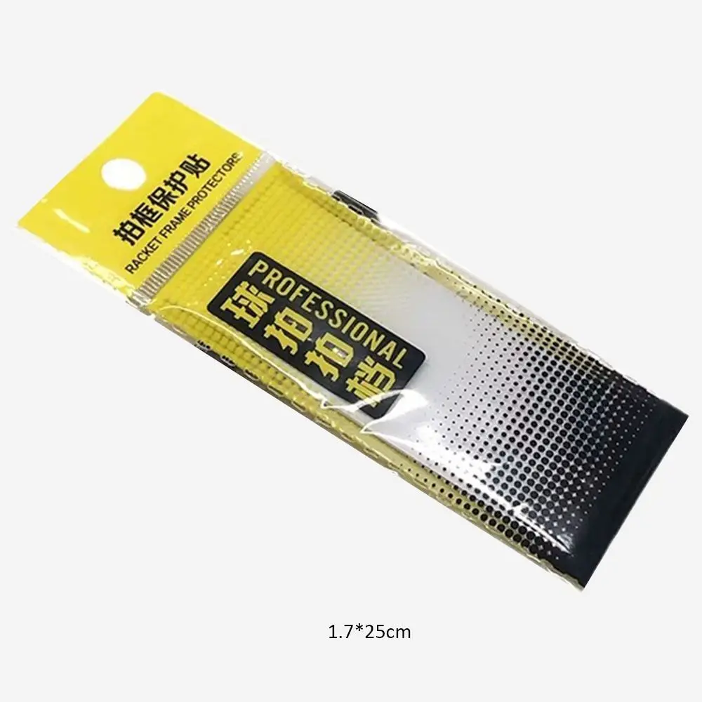 Transparent Invisible Badminton Racket Head Edge Protector Tape Self Adhesive Anti Paint Off Wear Resistant Protective Sticker racket tape badminton racket stickers
