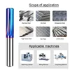 SHAZAM 3.0mm-20.0mm Tungsten Steel Machine Reamer HRC65 Carbide Blue Nano Coating Straight Shank H7 High-Precision Reamer Tools 5