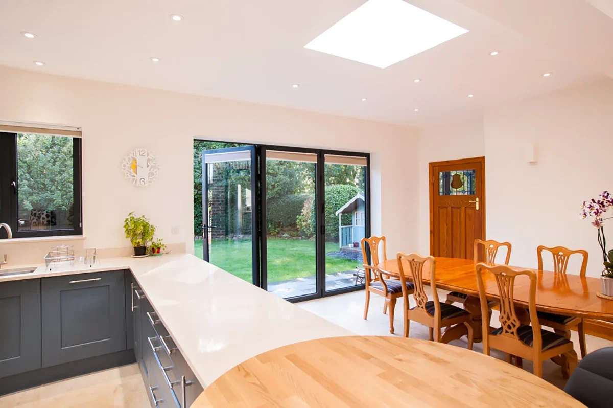 Soundproof Double Glazing Bi Folding Doors Energy Efficient Exterior Doors Aluminum Frame Balcony Partition Bifold Door