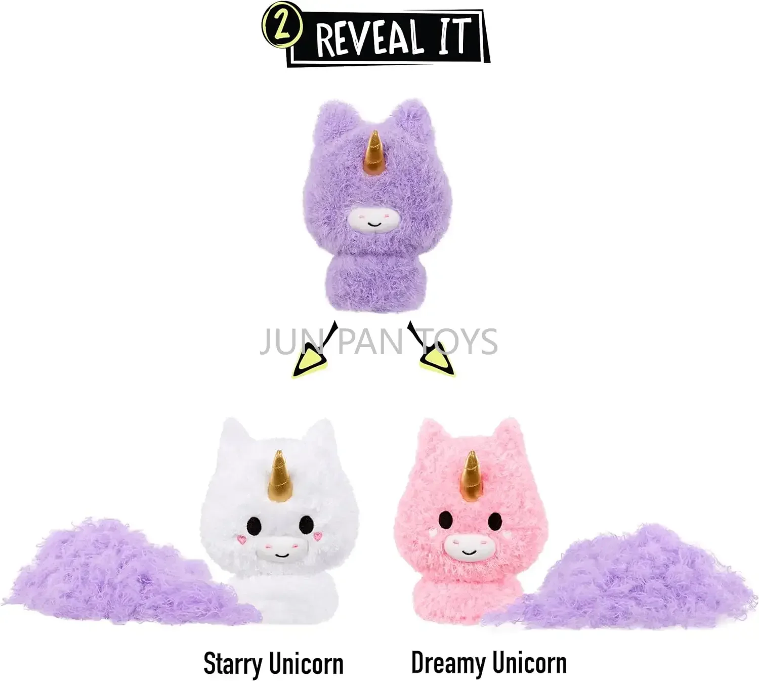 Original fluffie stuffiez colecionável pelúcia diy crianças