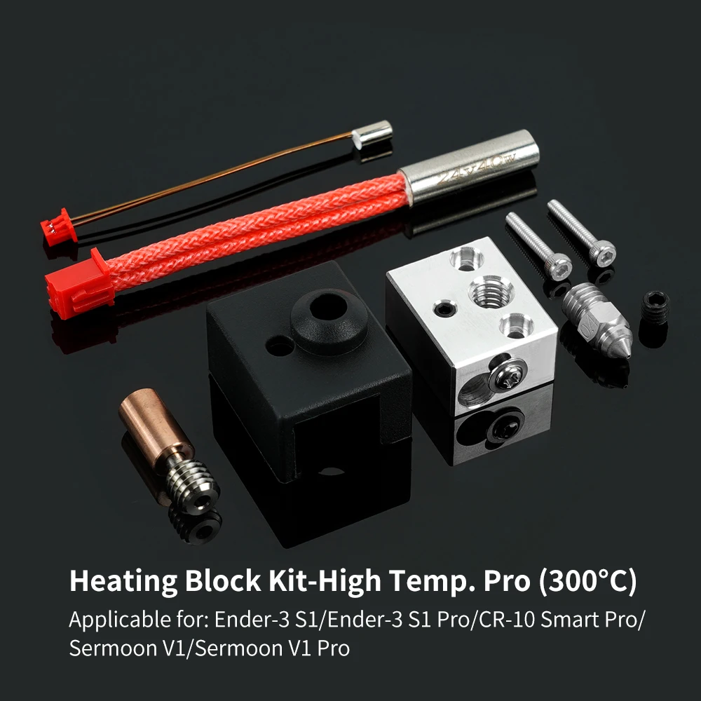Crialidade-alta Temperatura Pro Aquecimento Bloco Kit Ender3 s1 Smart Pro Printer Equipado com Sprite Extrusora Original Cr10 - Imagem 5