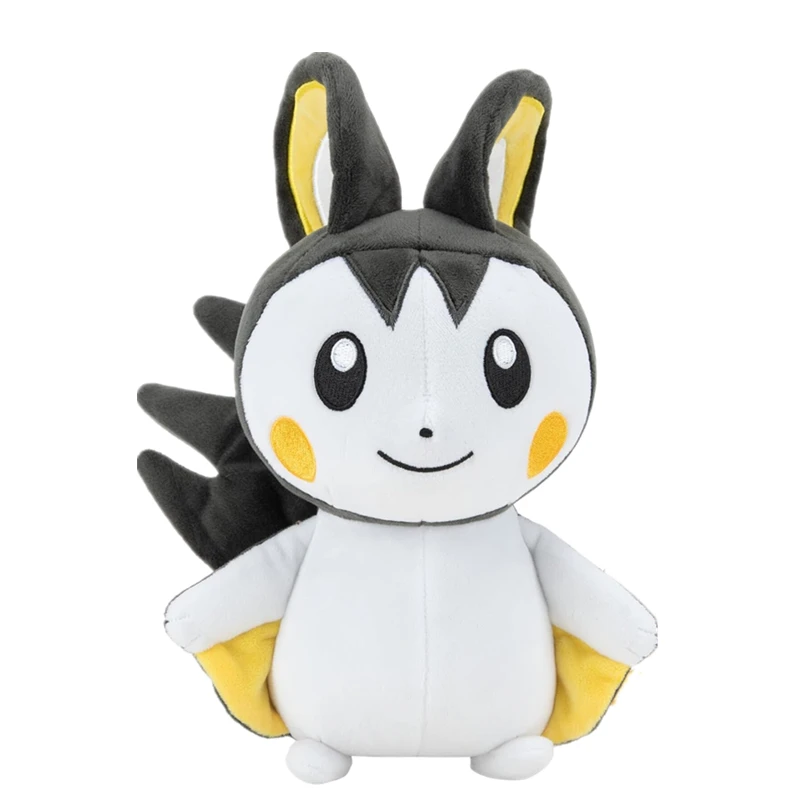 New TAKARA TOMY Pokemon 20cm Emolga Plush Toys Doll Soft Stuffed Plush Doll Gift for Children Kids pokemon plush toy pikachu plush doll little fire dragon fat ding miao frog geng ghost soft doll christmas gift for children