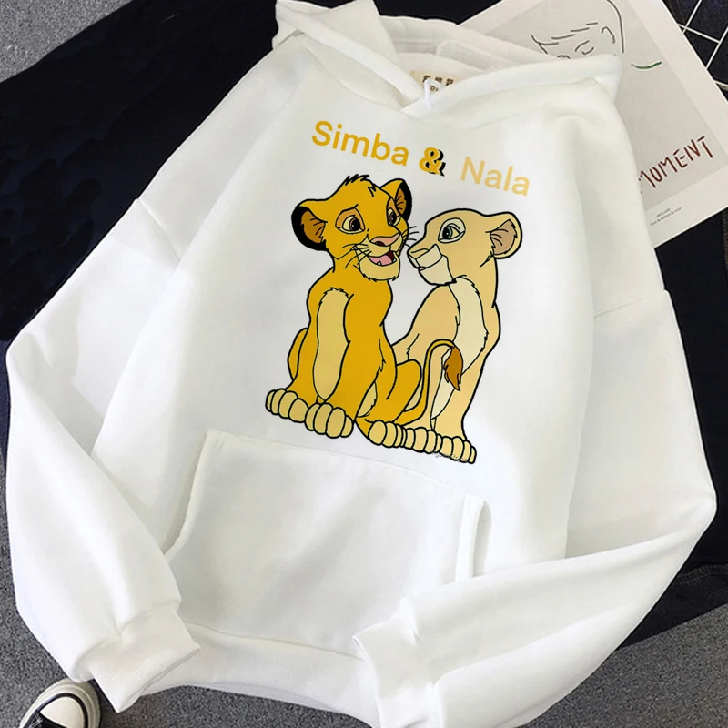 thumbnail image 1 of Disney Hakuna Matata divertida Simba Anime Sudadera con capucha mujer el Rey León Kawaii sudadera gráficos Harajuku mujer Sudadera con capucha, 1 of 5