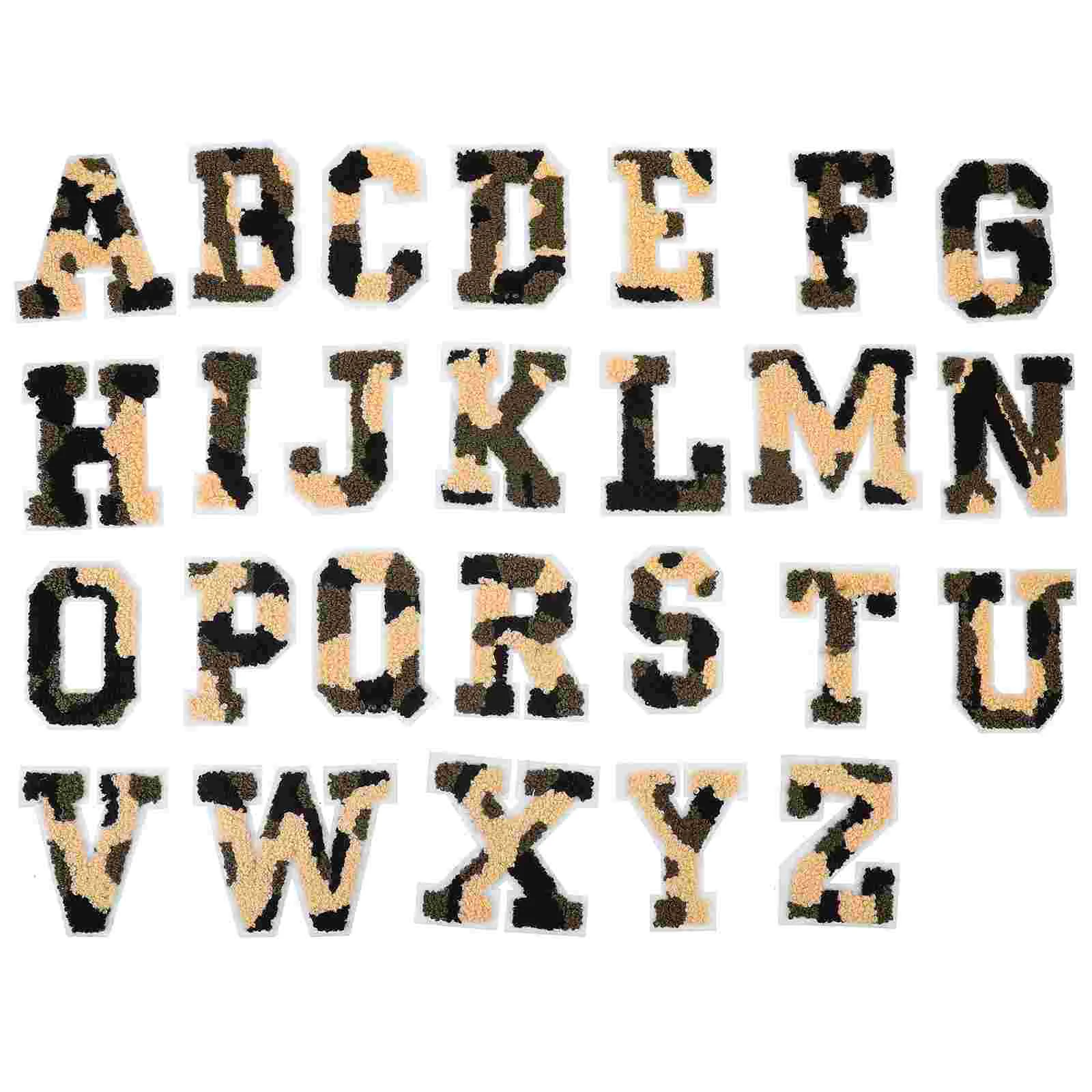 

26 Pcs Decor Letter Patch Decorative Letters Badge Fabric Patches for Clothes Embroidery Iron