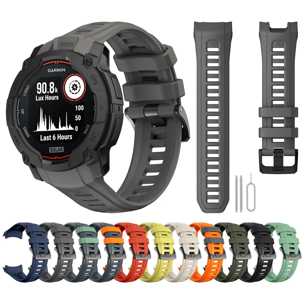 Silicone Sports Strap Bracelet Replacement - Universal Fit