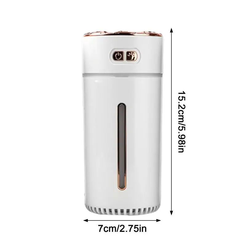 Personal Desktop Humidifier Mini LED 300ml Air Humidifier Silent Design Home Humidifiers For Yoga Studios Bedroom And Game Room