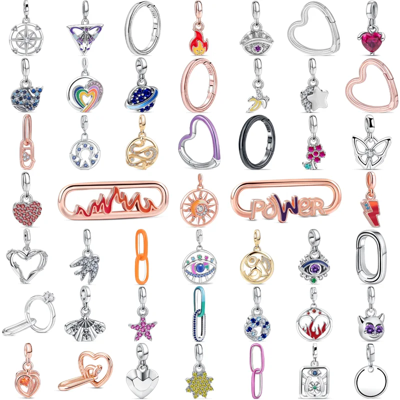 New S925 Sterling Silver Me Butterfly Whale Eye Heart Fine Beads Fit Original Pandora Charms Me Bracciale Donna Jewelr Regali Fai Da Te