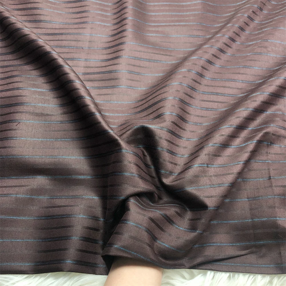

African Men Fabric Material Nigerians High Quality Soft Senator Wear Suit Fabric For Men Garment Sew 9-54