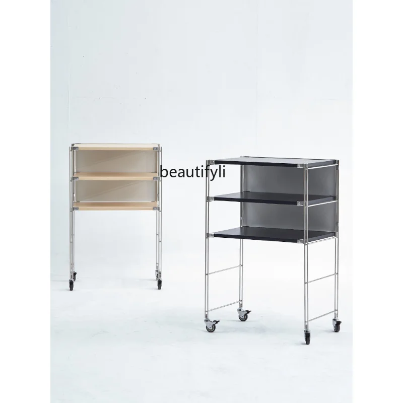 

Sofa Side Table Storage Rack Living Room Removable Storage Cabinet