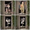 Geisha Japanese Style Door Curtain Ladies Kitchen Bedroom Bathroom Izakaya Wind And Moon Place Partition Half Curtain Decoration 1
