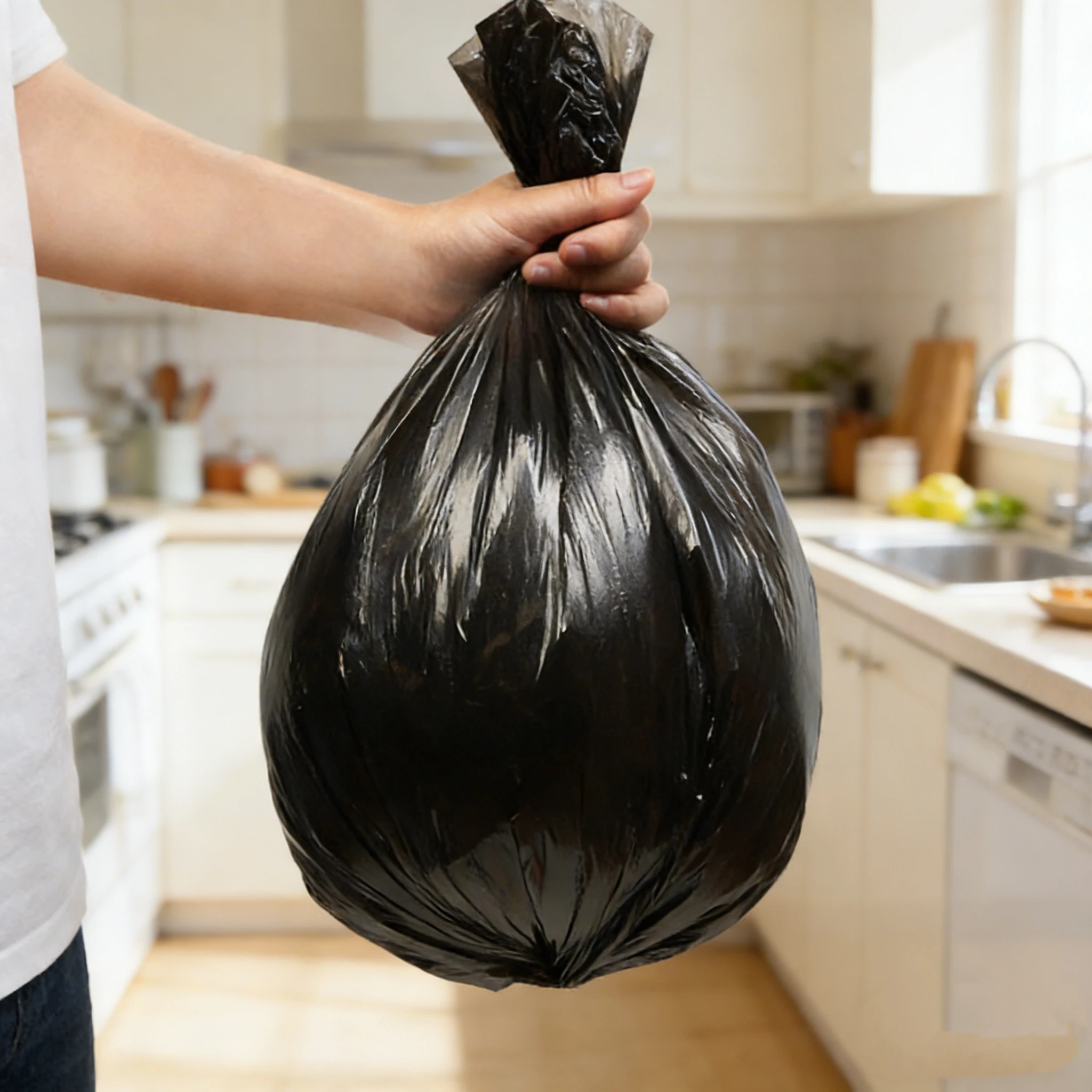 Portable 1-6 Rolls Garbage Bags for Camping Fishing And Home