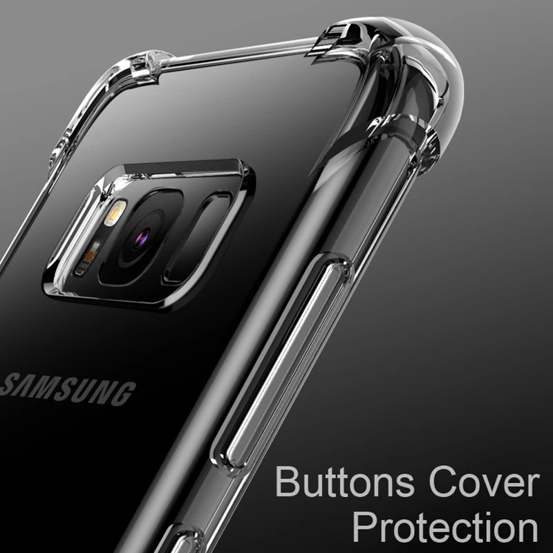 Shockproof Transparent Soft Clear Phone Case Cover