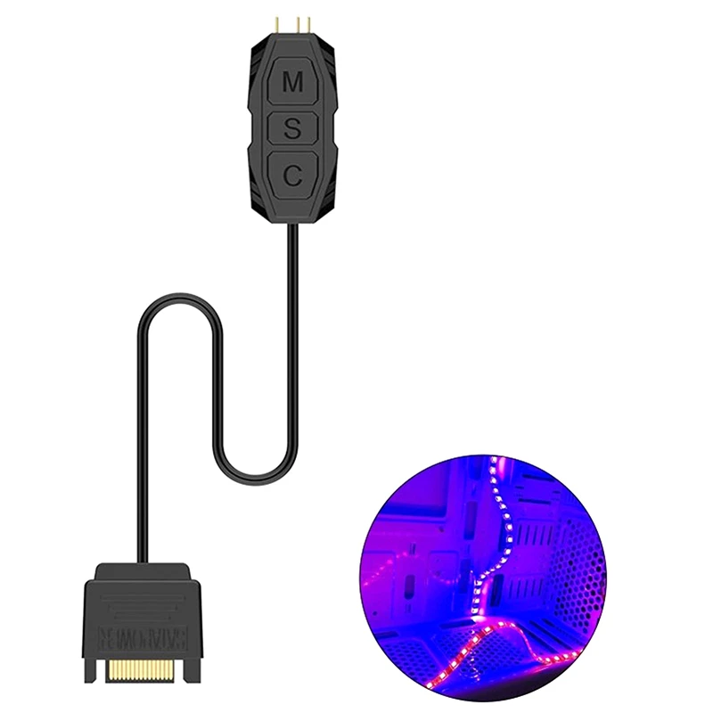 

Мини-контроллер Argb, 5 В, 3 контакта на SATA