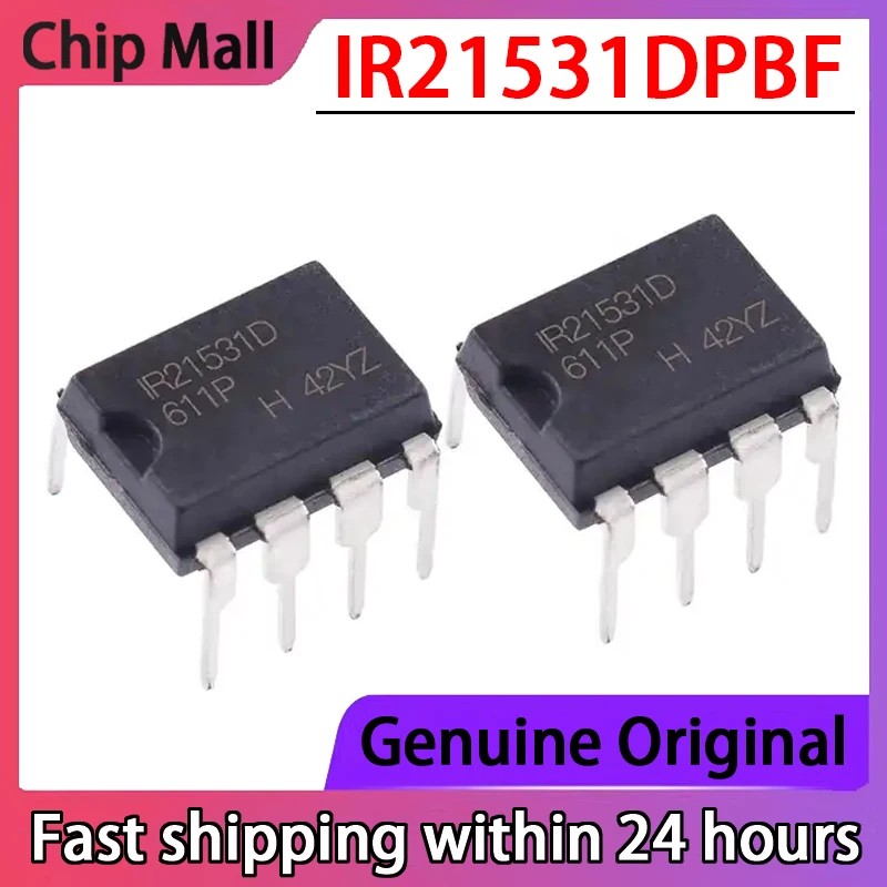 

5PCS New IR21531DPBF DIP-8 Bridge Driver IC IR21531D Original