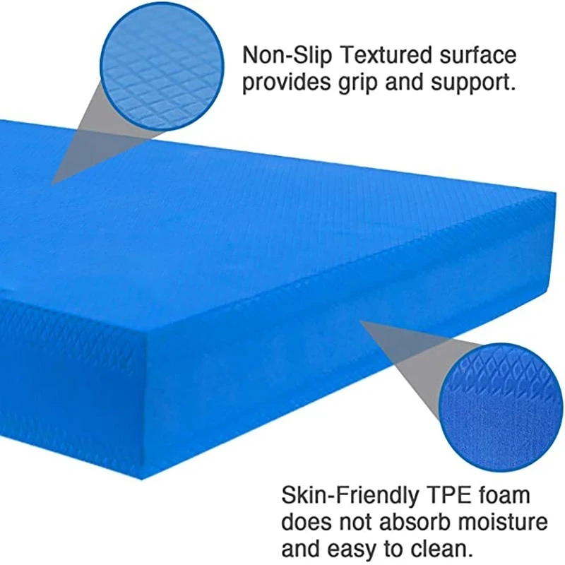 Soft Foam Non-Slip Yoga Balance Pad for Fitness and Pilates Training