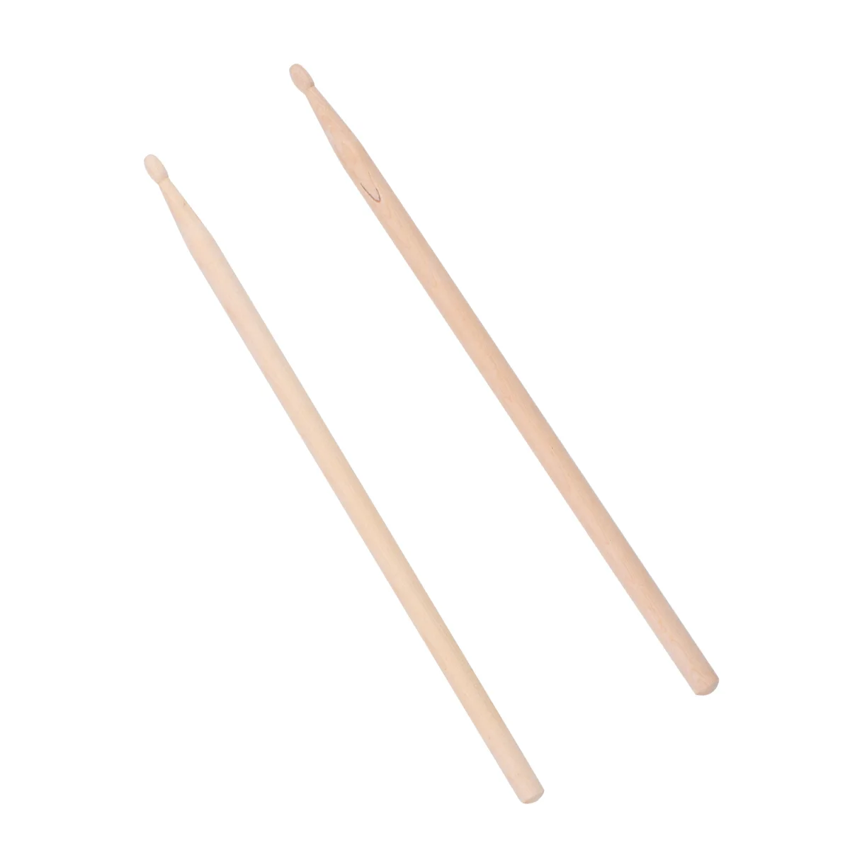 

Wood Tip Drumsticks Oval Wood Tip Wood Drumstickes Percussion with Wood Handle, One Pair