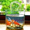 Creative Transparent Glass Handbag Fish Tank Vase Living Room Flower Arrangement Hydroponic Decoration Fish Tank Decoration Gift 5