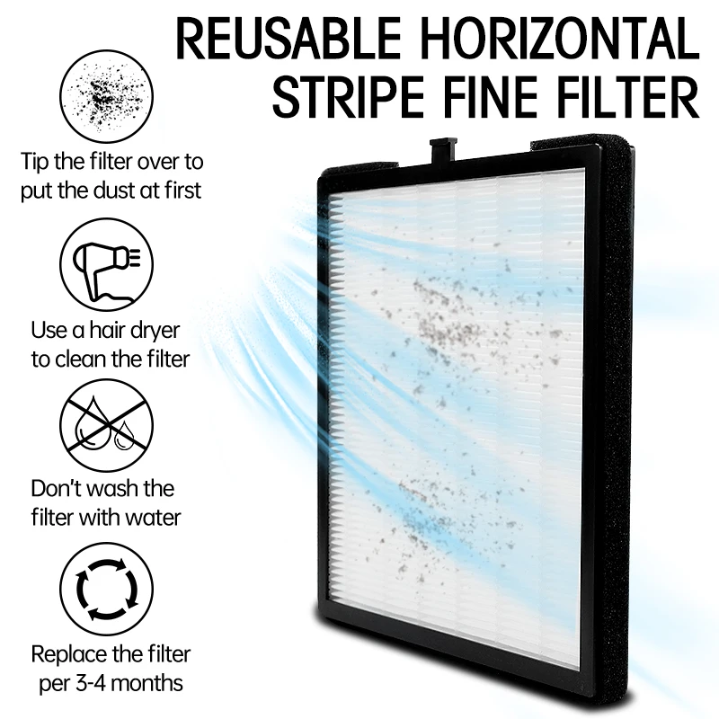 Replacement Filter Nail Vacuum Cleaner Filter For Nail Dust Collector Brushless Dust Extractor Original
