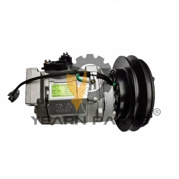 

YearnParts ® A/C Compressor 418-S62-3161 for Komatsu Wheel Loader WA150-5 WA200-5 WA250-5 WA320-5