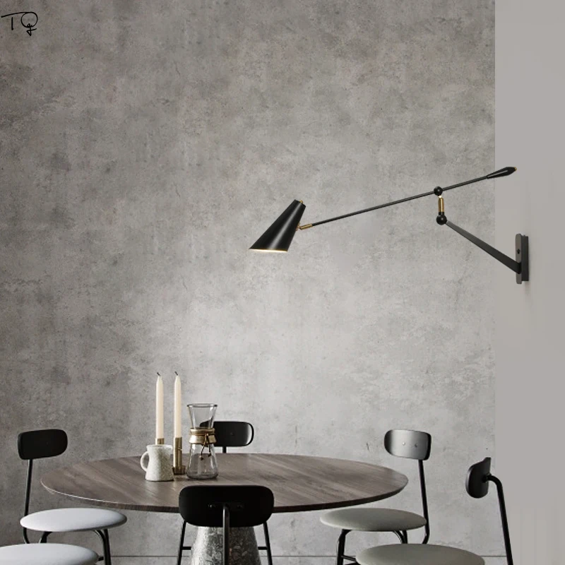 Luxury Industrial Swing Arm Wall Lamp 4