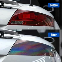 Car Motorcycle Vinyl Wrap Foil Laser Honeycomb Headlights Taillight Tint Film Modify color changing stickers Car styling 6