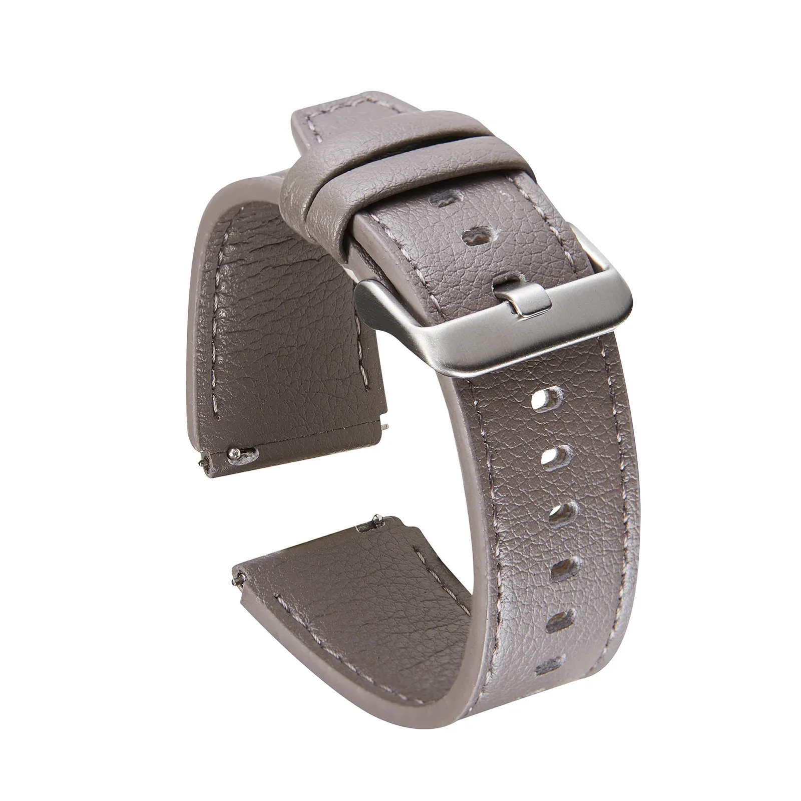 Genuine Leather Quick Release Watchband - 22mm Strap