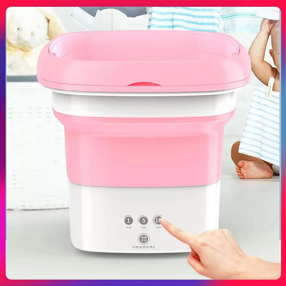 Washing Machine Folding Clothes  Portable Washer Mini Washing Machine -  Portable - Aliexpress