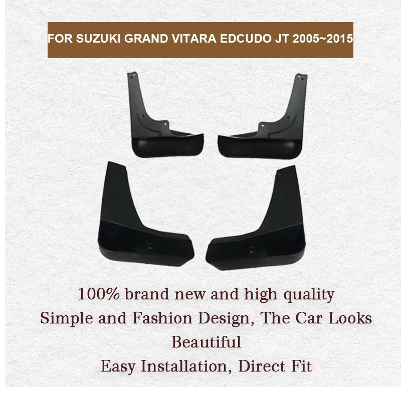 

4 шт., брызговики для Suzuki Grand Vitara Escudo JT 2005 ~ 2017