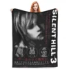 Heather Silent Hill 3 Merch Blanket Velvet Bedding Horror Game Throw Blankets Relax Super Soft for Office Rug Piece  blanket 1