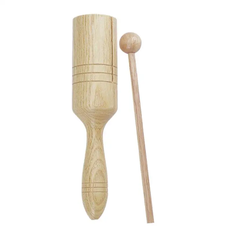 Latin Percussion Musical Instruments Crow Sounder Guiro Wooden Musical Percussion Instrument Educational Toy Latin Toy