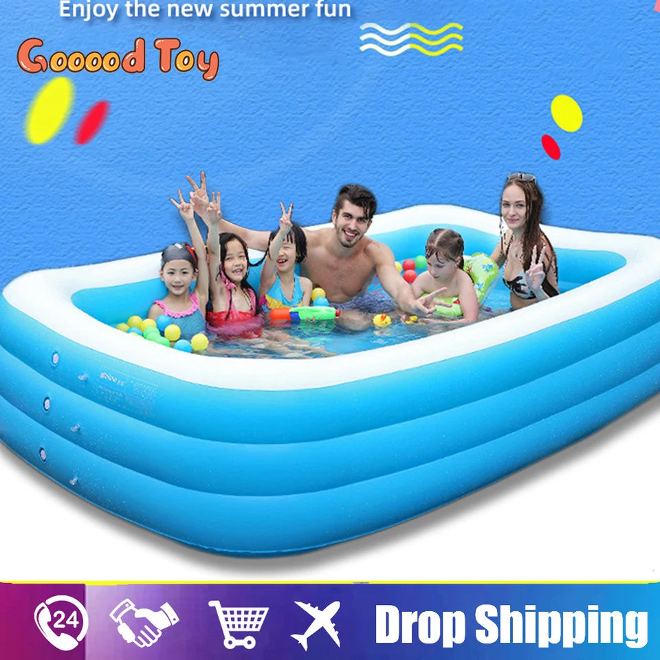 Grandes grandes piscines pour piscine familiale piscine rectangulaire  gonflable piscine pvc piscine baignade Outdo