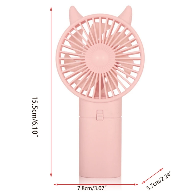 Handheld Fan, Super Mini Fan Portable Hand Held Fan For Girls Women Kids Outdoor Travelling Or Indoor Office P9JB