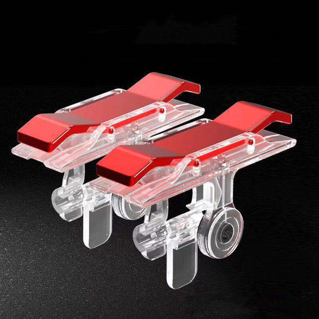 for PUBG Controller Mobile Phone Gamepad Mobile Joystick Trigger Aim Shooting L1 R1 Metal ABS Key Button for IPhone Android